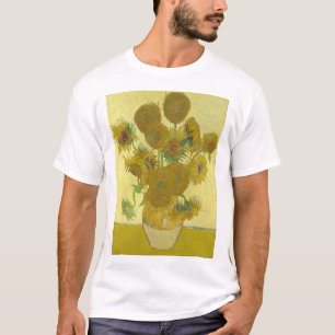 Camiseta Vincent Van Gogh - Girassóis, Quarta Versão