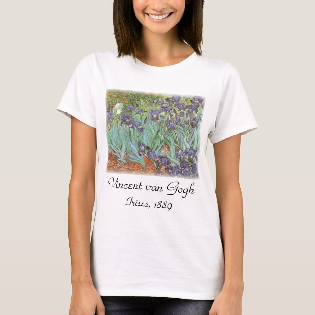 Camiseta Vincent van Gogh - Íris (Frente)