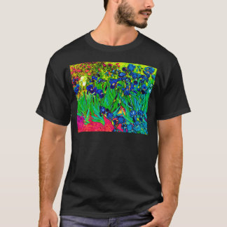 Camiseta Vincent Van Gogh - Íris - Amante de Flores Pop Art