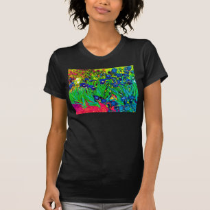 Camiseta Vincent Van Gogh - Íris - Amante de Flores Pop Art