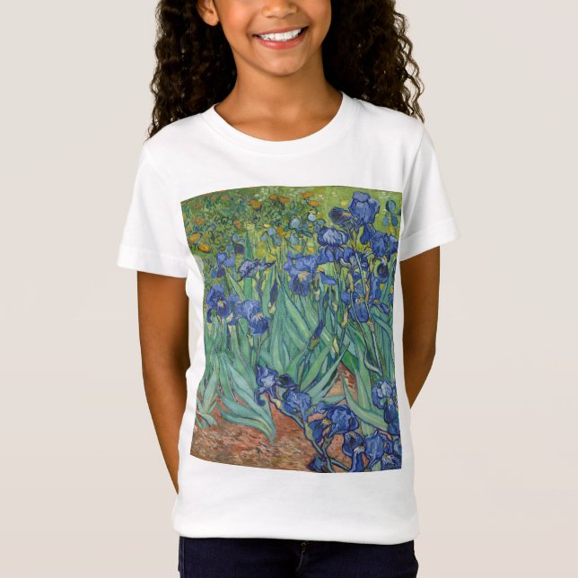 Camiseta Vincent Van Gogh - Irrises (Frente)