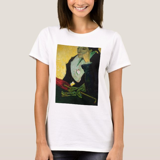 Camiseta Vincent van Gogh | L'Arlesienne, pormenor, 1888 (Frente)