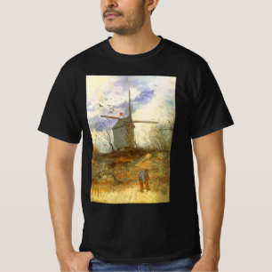 Camiseta Vincent van Gogh - Moulin de la Galette, Windmill