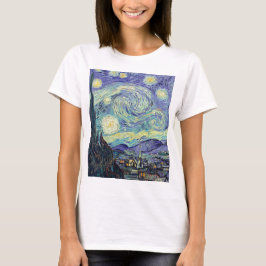 Camiseta Vincent Van Gogh Na Noite Estrelada