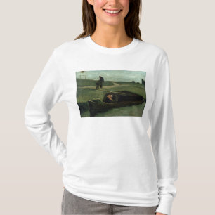 Camiseta Vincent van Gogh   o barco da turfa, 1883