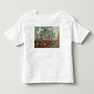 Camiseta Vincent van Gogh   o jardim do hospital de St Paul