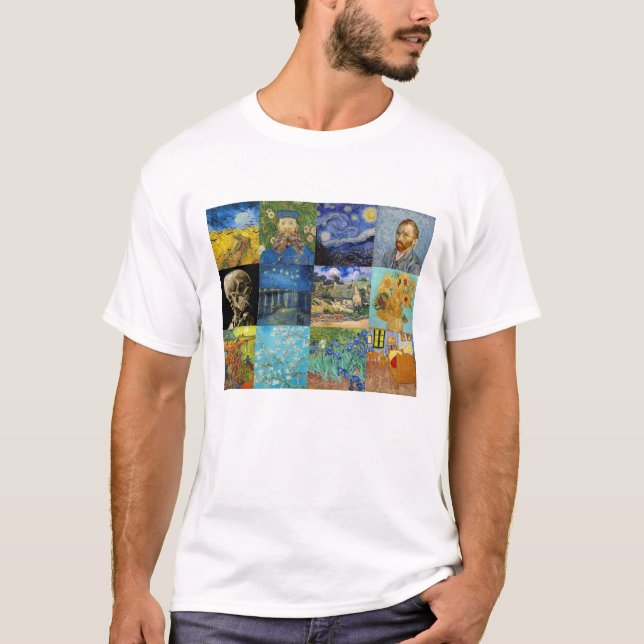 Camiseta Vincent Van Gogh - Obras-primas (Frente)