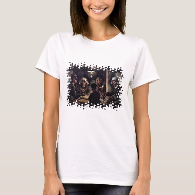 Camiseta Vincent Van Gogh - Os Comedores de Batata Arte Fin (Frente)