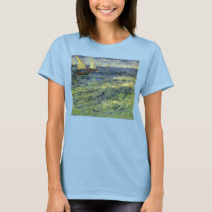 Camiseta Vincent van Gogh - Paisagem Marítima em Saintes Ma