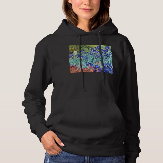 Camiseta Vincent Van Gogh pintando Íris (Frente)