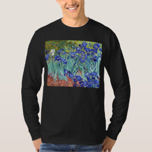 Camiseta Vincent Van Gogh pintando Íris