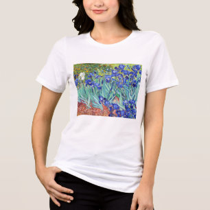Camiseta Vincent Van Gogh pintando Íris