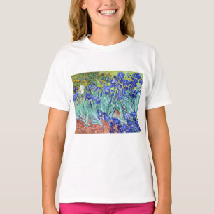 Camiseta Vincent Van Gogh pintando Íris