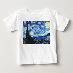 Camiseta Vincent Van Gogh, pintura A Noite Estrelada
