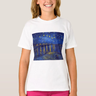 Camiseta Vincent Van Gogh, pintura A Noite Estrelada