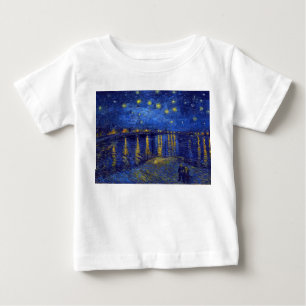 Camiseta Vincent Van Gogh, pintura A Noite Estrelada
