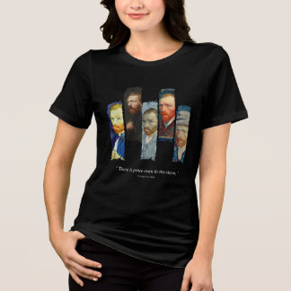 Camiseta Vincent Van Gogh portrait and qoute 