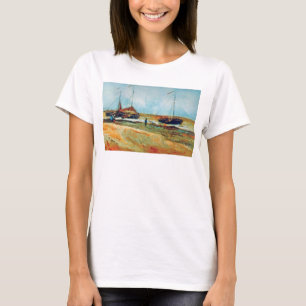 Camiseta Vincent Van Gogh - Praia em Scheveningen Arte Fino