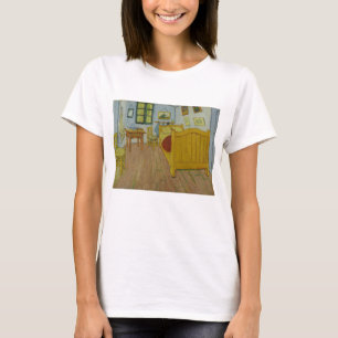 Camiseta Vincent Van Gogh, quarto de cama em Arles, 1rua ve