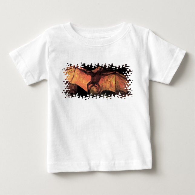 Camiseta Vincent Van Gogh - Raposa Voadora - Arte Refinada  (Frente)