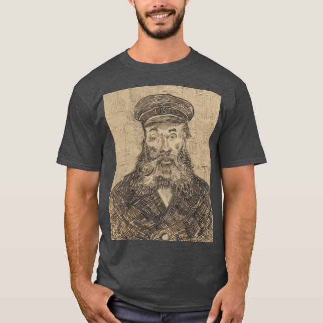 Camiseta Vincent van Gogh - Retrato de Joseph Roulin (Frente)