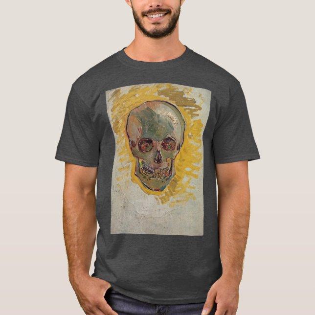 Camiseta Vincent Van Gogh Skull (Frente)