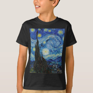 Camiseta Vincent Van Gogh Starry Night Vintage