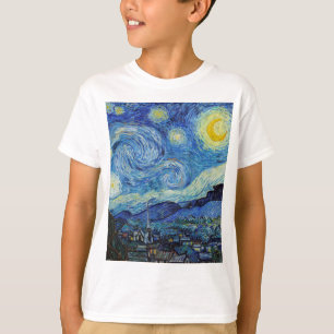 Camiseta Vincent Van Gogh Starry Night Vintage