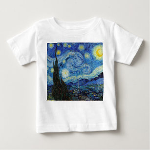 Camiseta Vincent Van Gogh Starry Night Vintage Fine Art