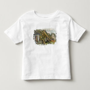 Camiseta Vincent van Gogh Thatched casas de campo em