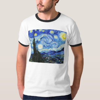 Camiseta Vincent Van Gogh, The Starry Night painting