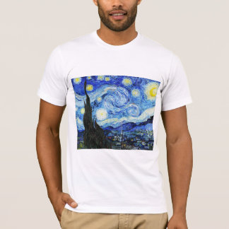 Camiseta Vincent Van Gogh, The Starry Night painting
