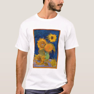Camiseta Vincent van Gogh - Vase com Cinco Girassóis