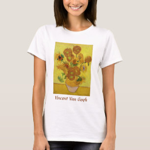 Camiseta Vincent van Gogh - Vase com Quinze Girassóis