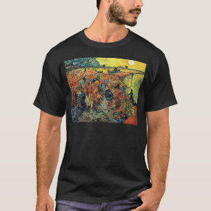 Camiseta Vincent Van Gogh - Vinha Vermelha Na Pintura De Ar