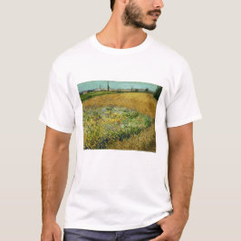 Camiseta Vincent Van Gogh, Wheatfield, Korenveld
