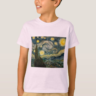 Camiseta Vincent van Gogh's The Starry Night (1889)