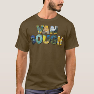 Camiseta Vincent Van Gough Tributa Sunflower Starry Night P
