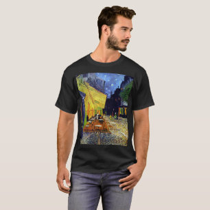 Camiseta Vincent Willem van Gogh - Cafe Terrace à Noite
