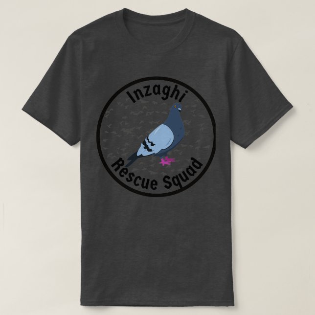 Camiseta Vincenzo Inzaghi Rescue Squad KDrama Pigeon (Frente do Design)