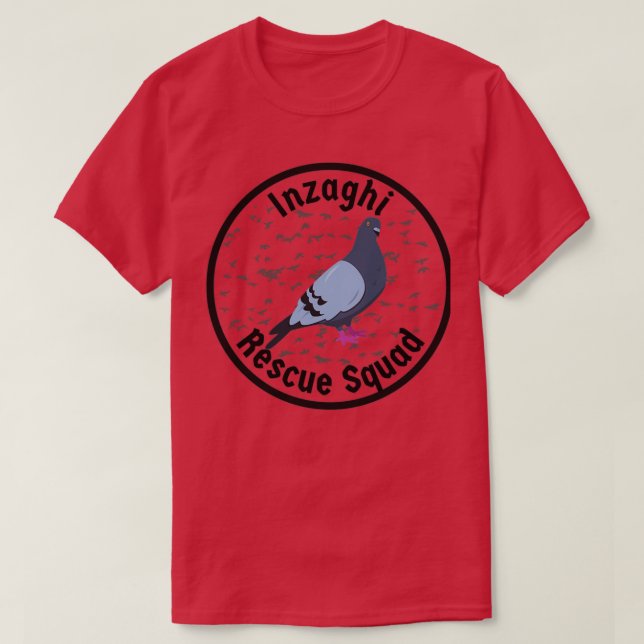 Camiseta Vincenzo Inzaghi Rescue Squad KDrama Pigeon 2 (Frente do Design)