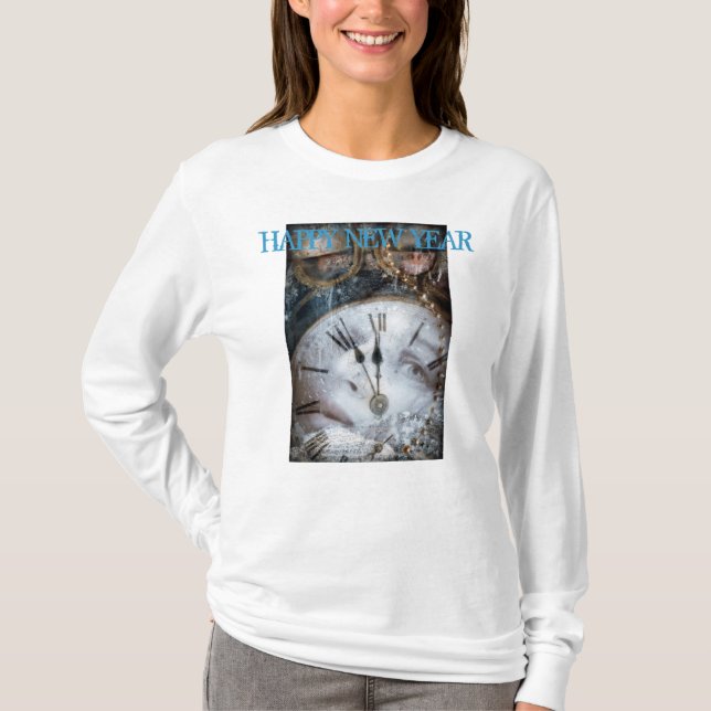Camiseta Vinda do ano novo (Frente)