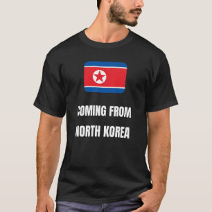 Camiseta Vindo da Coreia do Norte