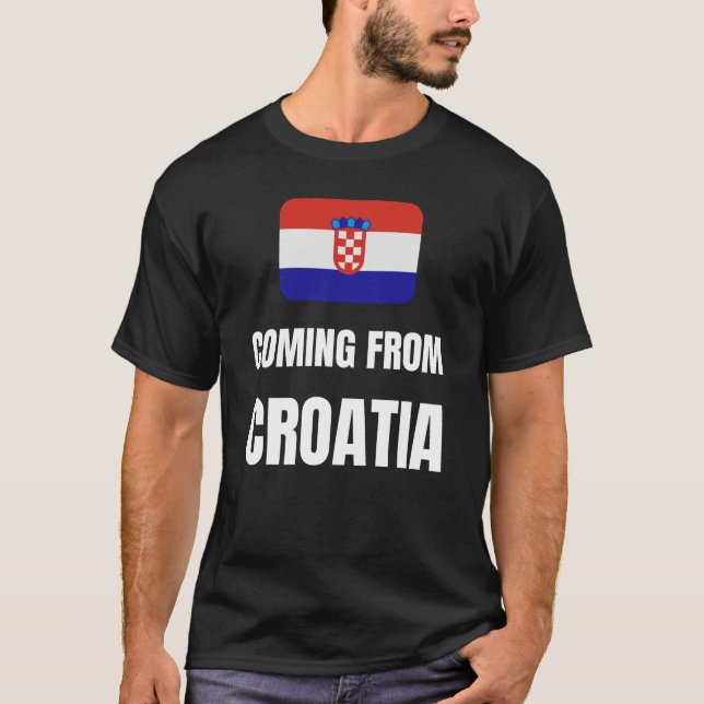 Camiseta Vindo da Croácia (Frente)