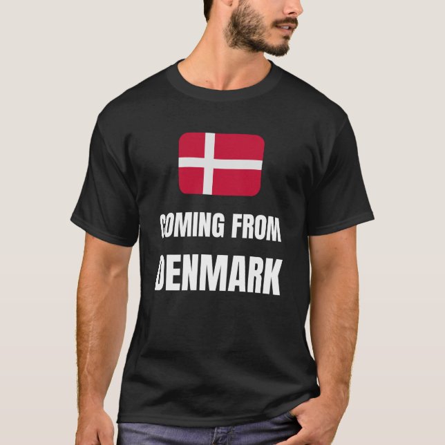 Camiseta Vindo da Dinamarca (Frente)