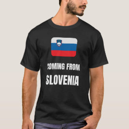 Camiseta Vindo da Eslovênia