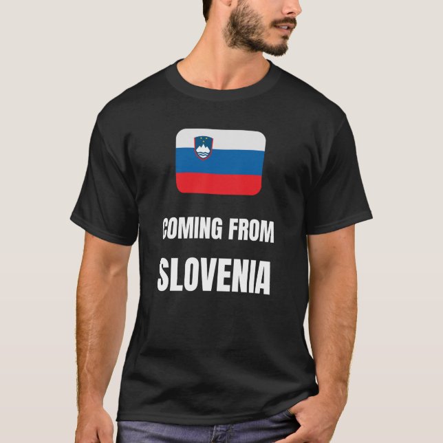 Camiseta Vindo da Eslovênia (Frente)