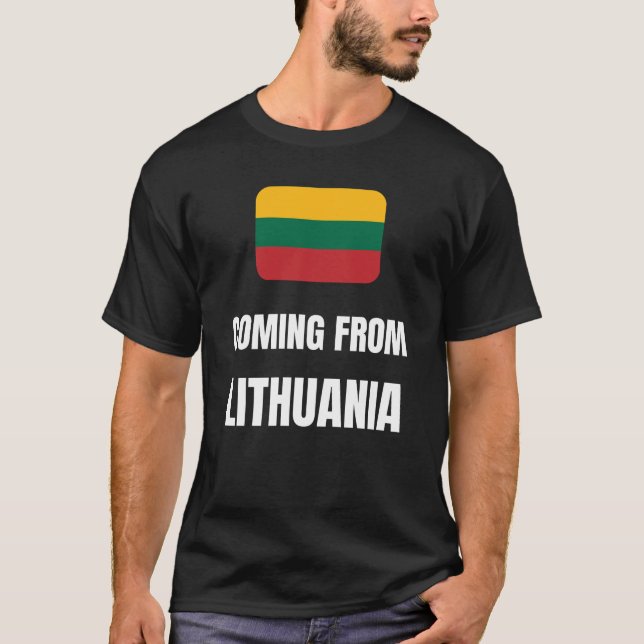 Camiseta Vindo da Lituânia (Frente)