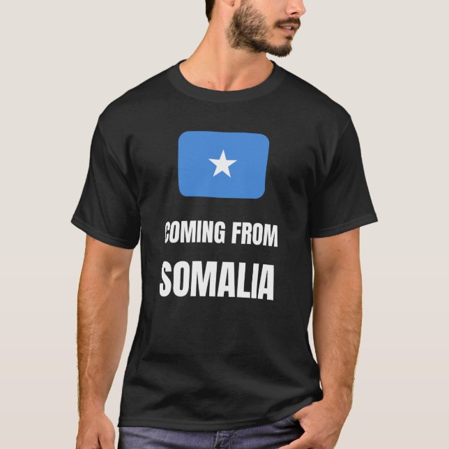 Camiseta Vindo da Somália (Frente)