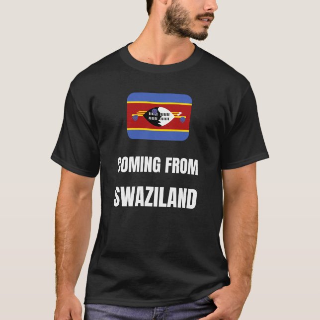 Camiseta Vindo da Suazilândia (Frente)